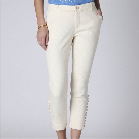 Daughters of the Liberation size 6 Ivory Pants - Picture 1 of 8